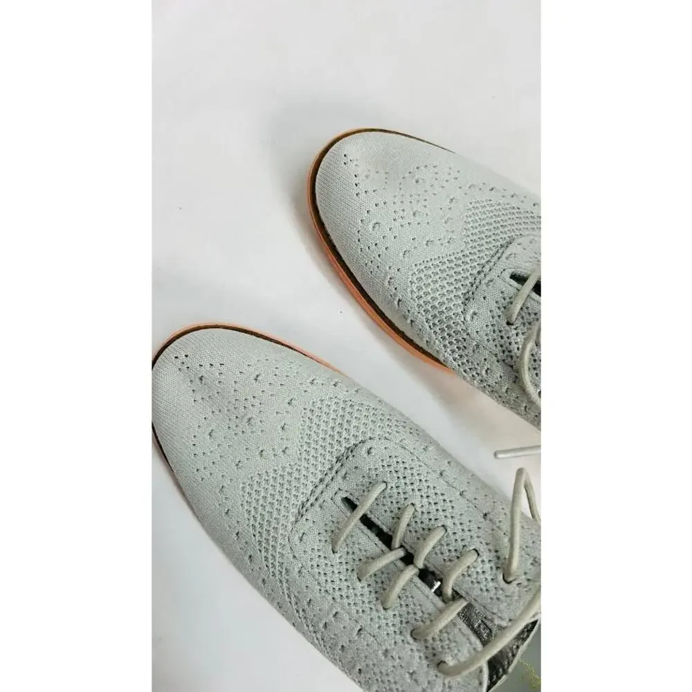 Cole Haan‎ Grey and Pink Original Grand Stitchlight Wingtip Oxford size 9